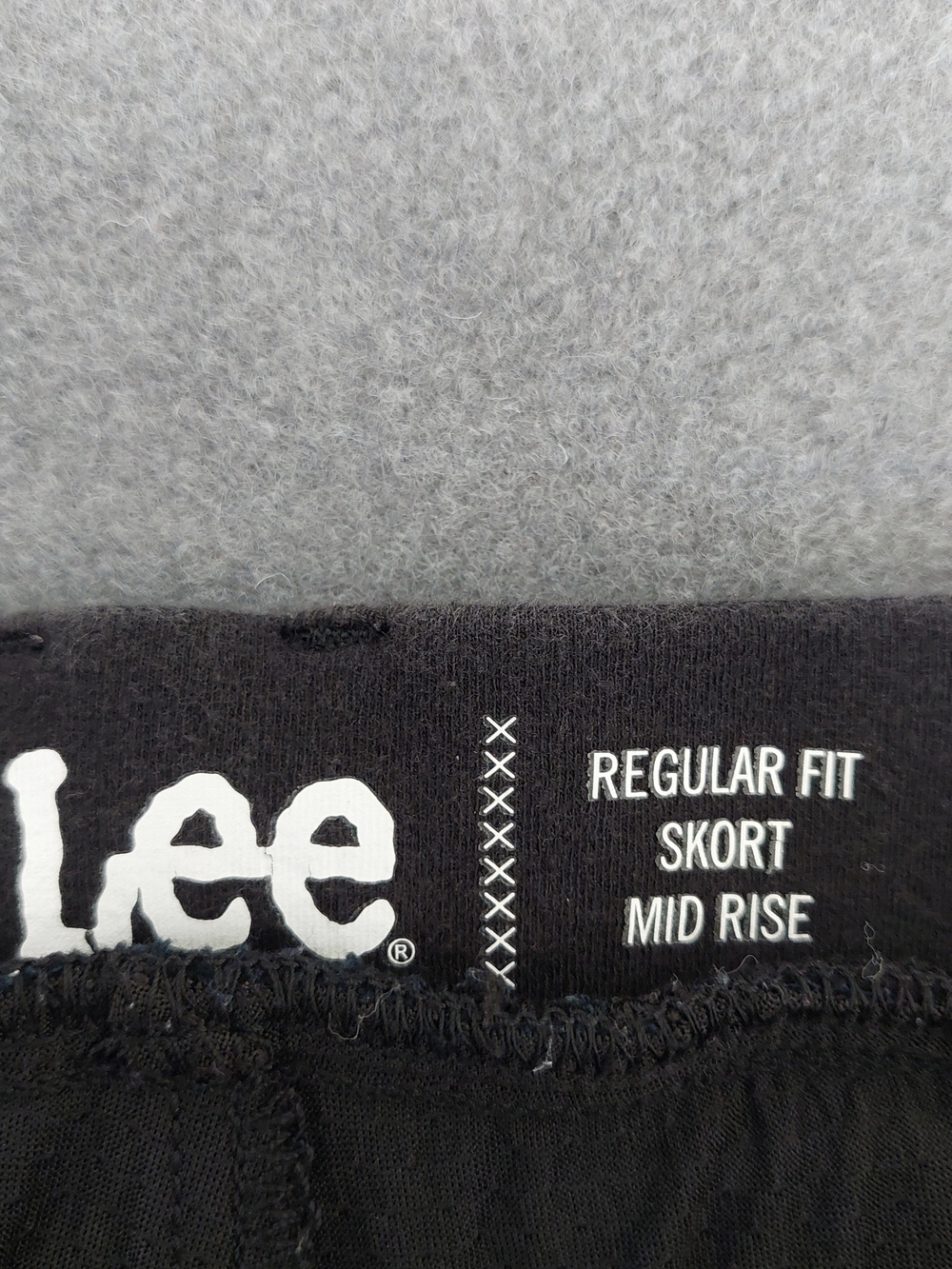 Lee Black Cargo Skort Regular Fit Mid Rise Plus Size 18M Stretch Utility - Picture 4 of 9